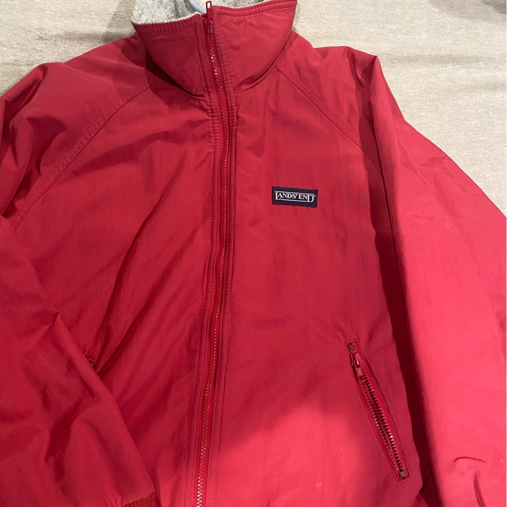 Lands End Pink Jacket